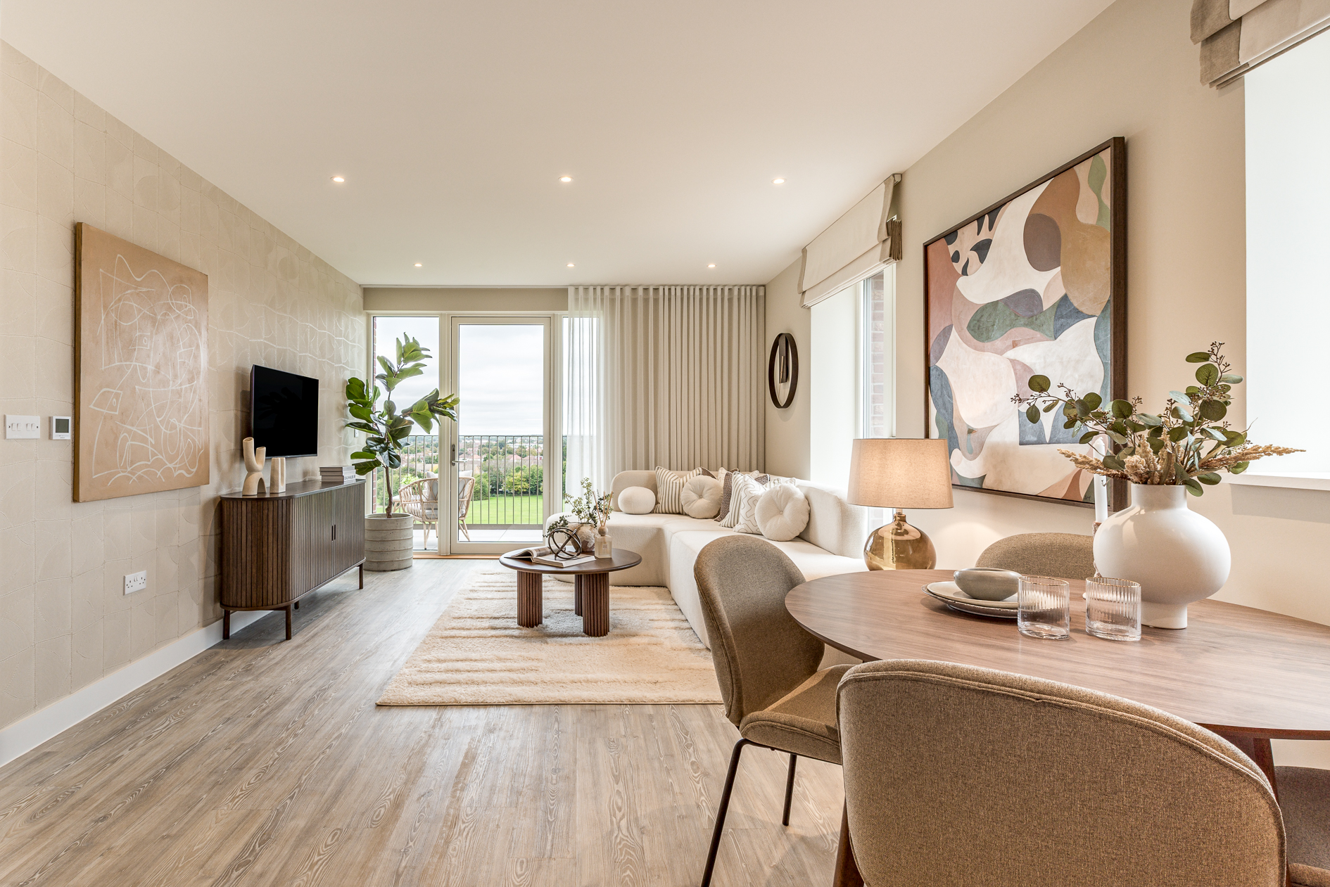 Lampton Parkside Living Space