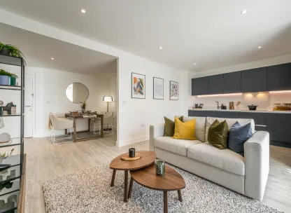 Lampton 1 bed Open Plan Kitchen/Diner April 2025