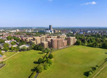 Lampton Parkside birds eye view
