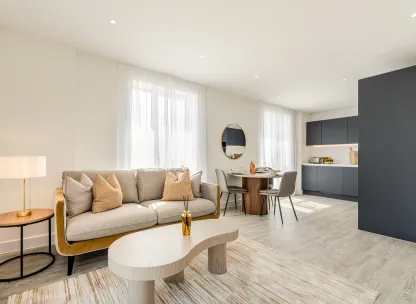 Lampton Parkside, 1bed 1bath showhome , Living Space