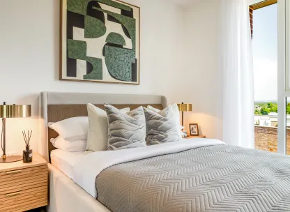 Lampton Parkside, 1bed 1bath showhome , Bedroom
