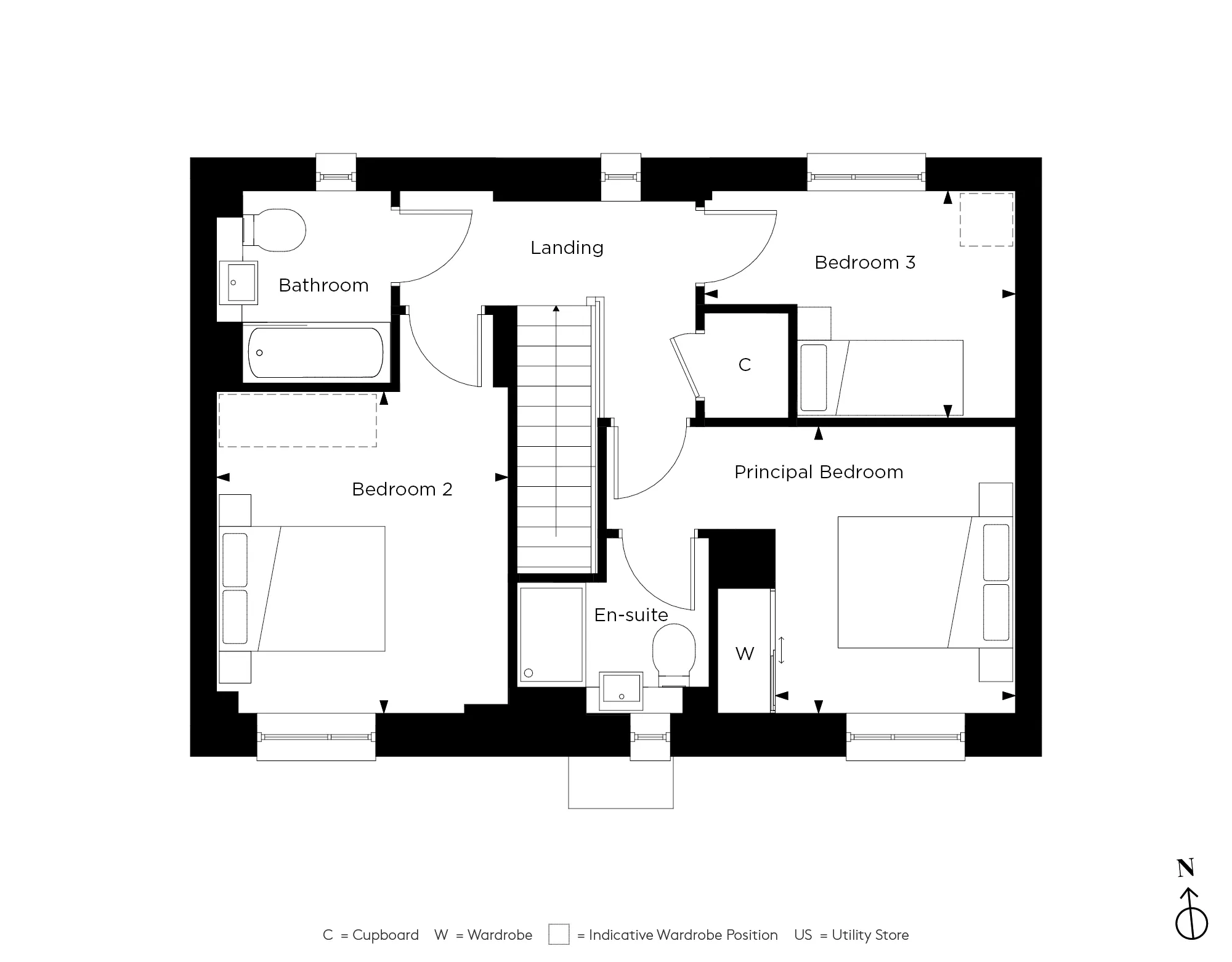 Duplex E2.3 - Second Floor 