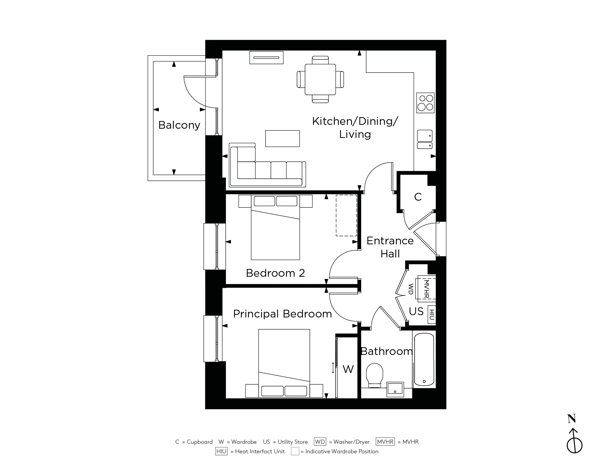 Apartment F1.11 - Forest View 