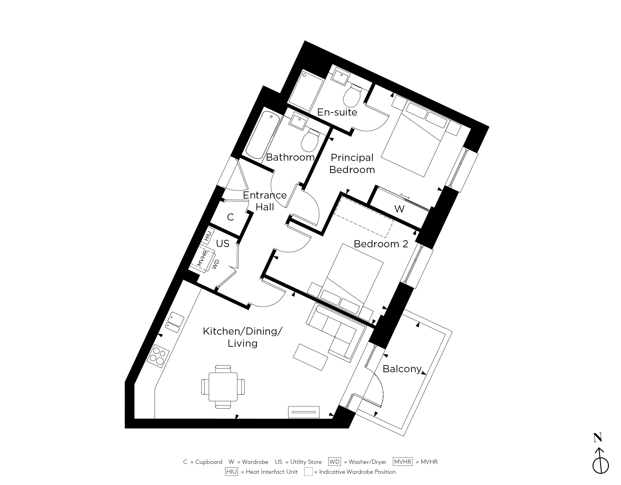 Forest View, Apartment F1.27 Floorplan