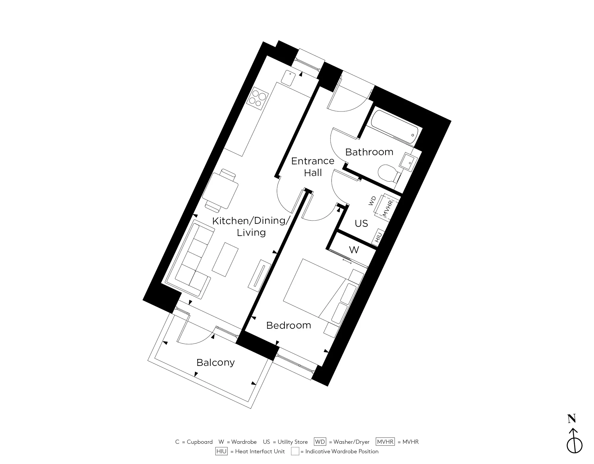 Forest View, Apartment F2.7 Floorplans
