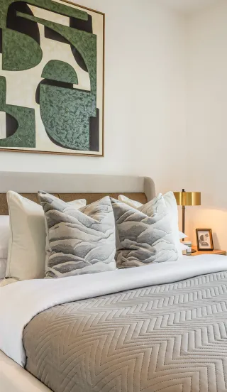 Lampton Parkside, 1bed 1bath showhome , Bedroom