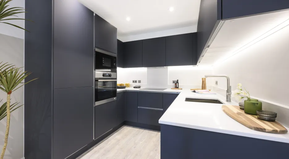 Lampton Parkside, 1 bed apartment, kitchen