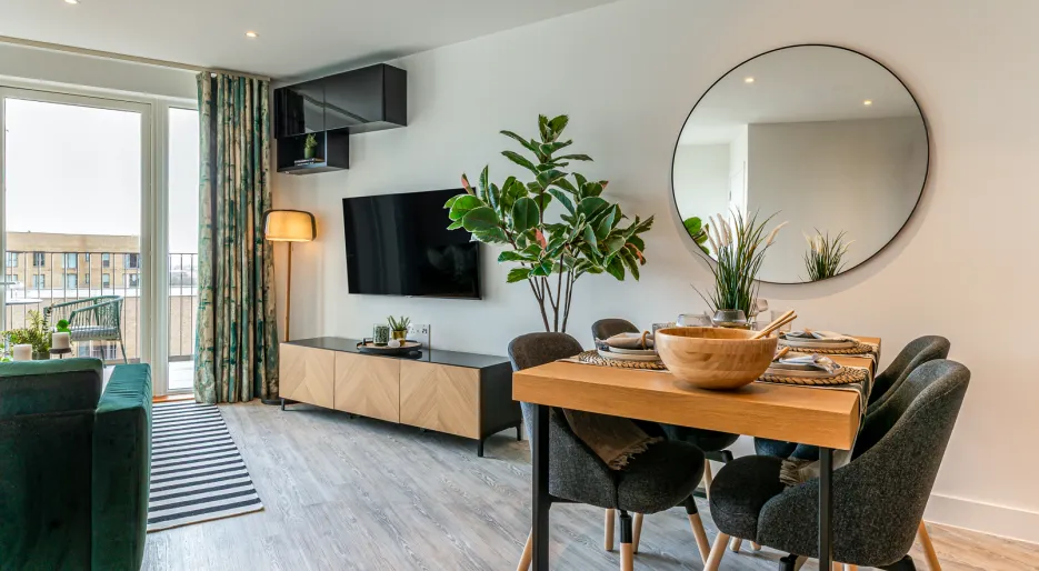 Lampton Parkside - Apartment F1.89 - 2-bedroom 2-bathroom - kitchen/living/dining 