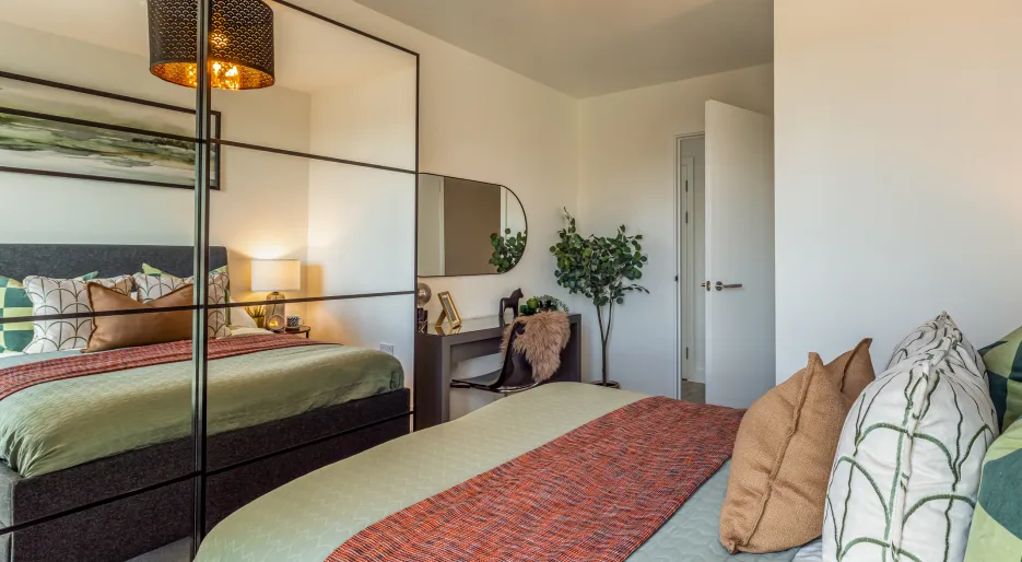 Lampton Parkside - Apartment F1.89 - 2-bedroom 2-bathroom - bedroom 2 