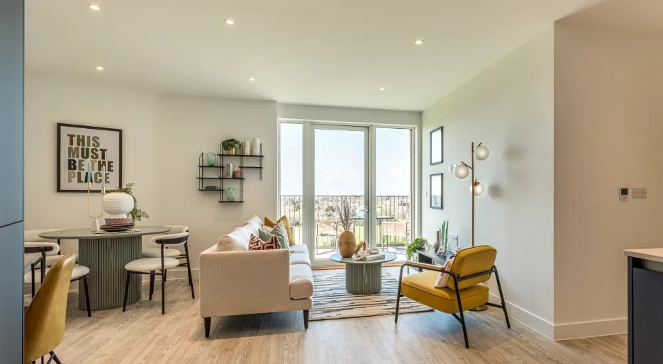 Lampton Parkside - Apartment F1.86 - 2-bedroom 2-bathroom - kitchen/living/dining 