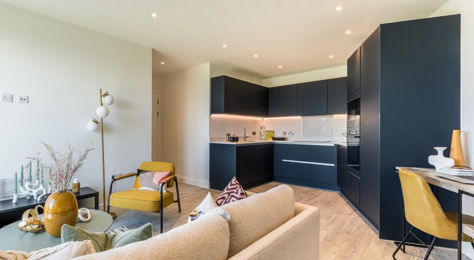 Lampton Parkside - Apartment F1.86 - 2-bedroom 2-bathroom - kitchen/living/dining 