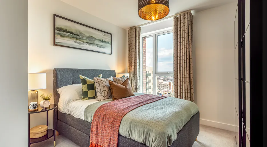 Lampton Parkside - Apartment F1.89 - 2-bedroom 2-bathroom - bedroom 2 