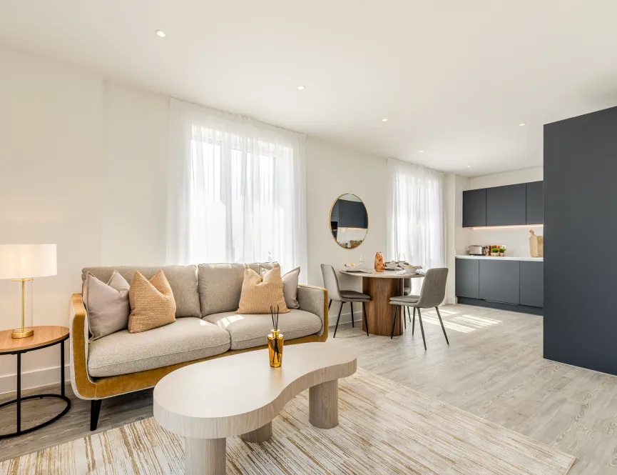 Lampton Parkside, 1bed 1bath showhome , Living Space