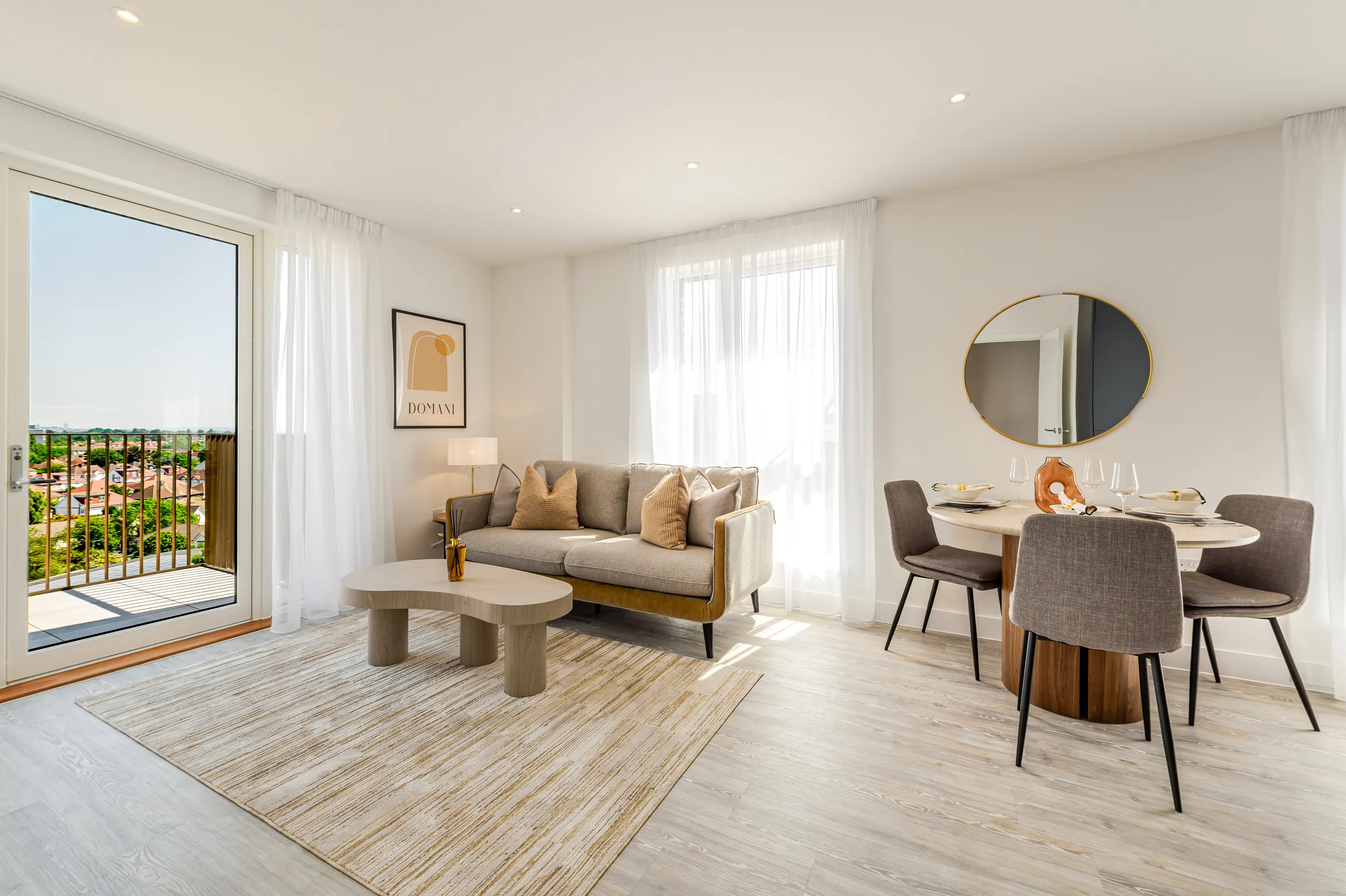 Lampton Parkside, 1bed 1bath showhome , Living Space
