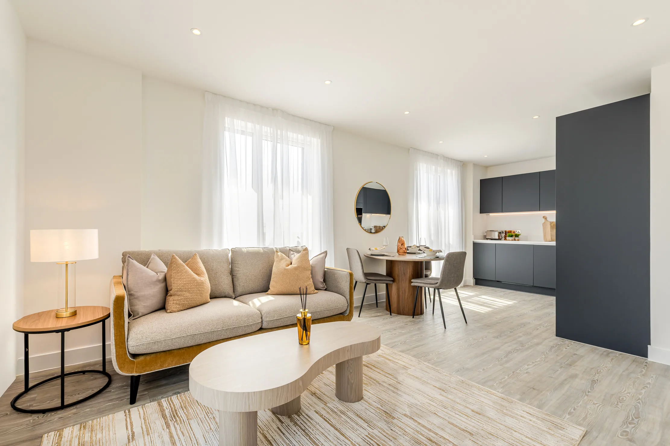 Lampton Parkside, 1bed 1bath showhome , Living Space